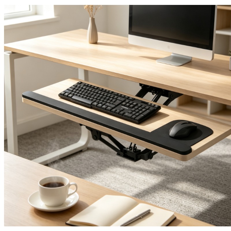 Desk Drawer Small - 책상 아래 슬라이딩 서랍형 키보드 트레이,
