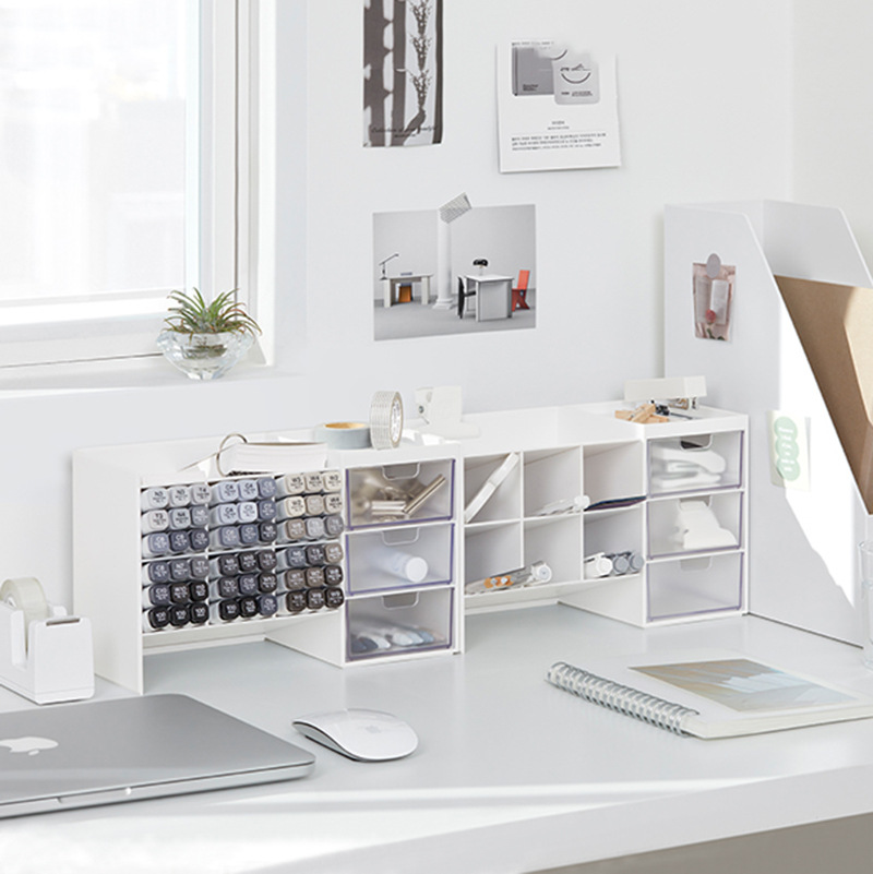 Desk Drawer Small - 새로운 데스크탑 수납함 서랍 화장품 학생