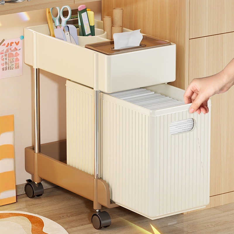 사무실 책상 밑 서랍형 수납랙 회전식 플라스틱 소형 카 - Desk Drawer Small 리뷰 및 가격