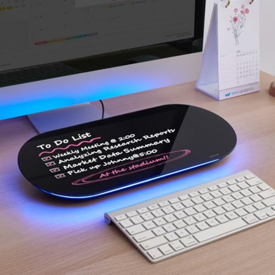 유리 데스크탑 화이트보드 - 17 X 7인치 소형 건식 - Desk Drawer Small 리뷰 및 가격