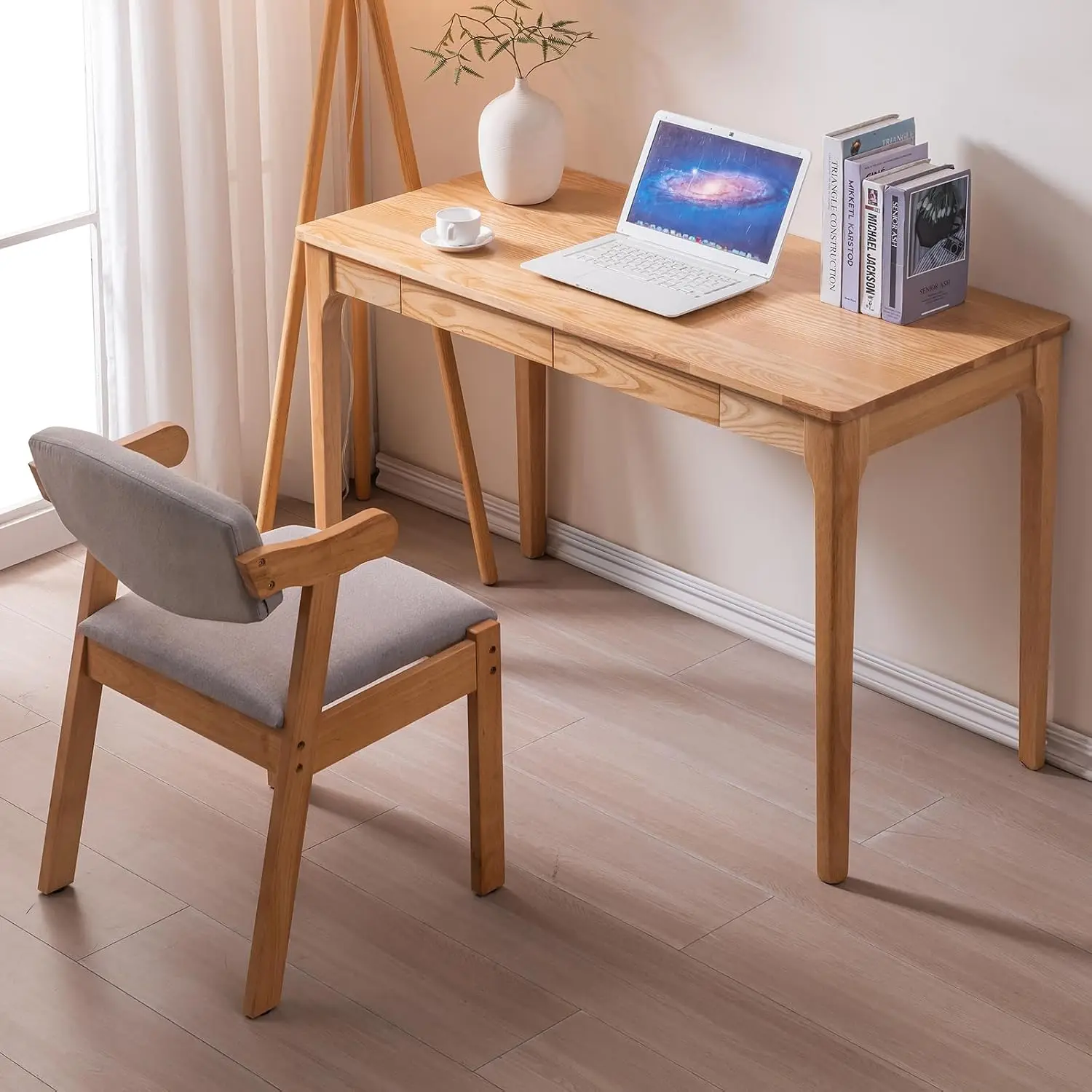 서랍이 있는 원목 책상, 작은 공간을 위한 홈 오피스  - Desk Drawer Small 리뷰 및 가격