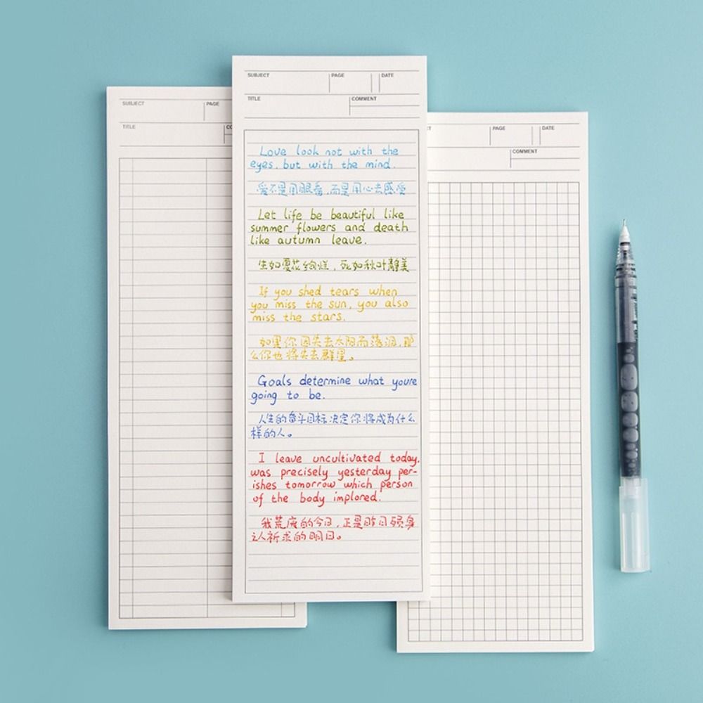 심플하고 끈적거리지 않는 긴 메모장, 문구 메모장, 메 - Sticky Note Dispenser 리뷰 및 가격