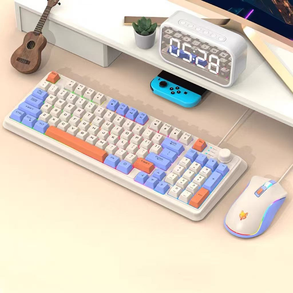 K820 USB 유선 게이밍 키보드 마우스 세트 노트북 - Home Office Uk Number 리뷰 및 가격