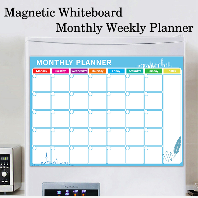 마그네틱 주간 월간 플래너 캘린더 테이블 건식 지우기  - Magnetic Calendar Board 리뷰 및 가격