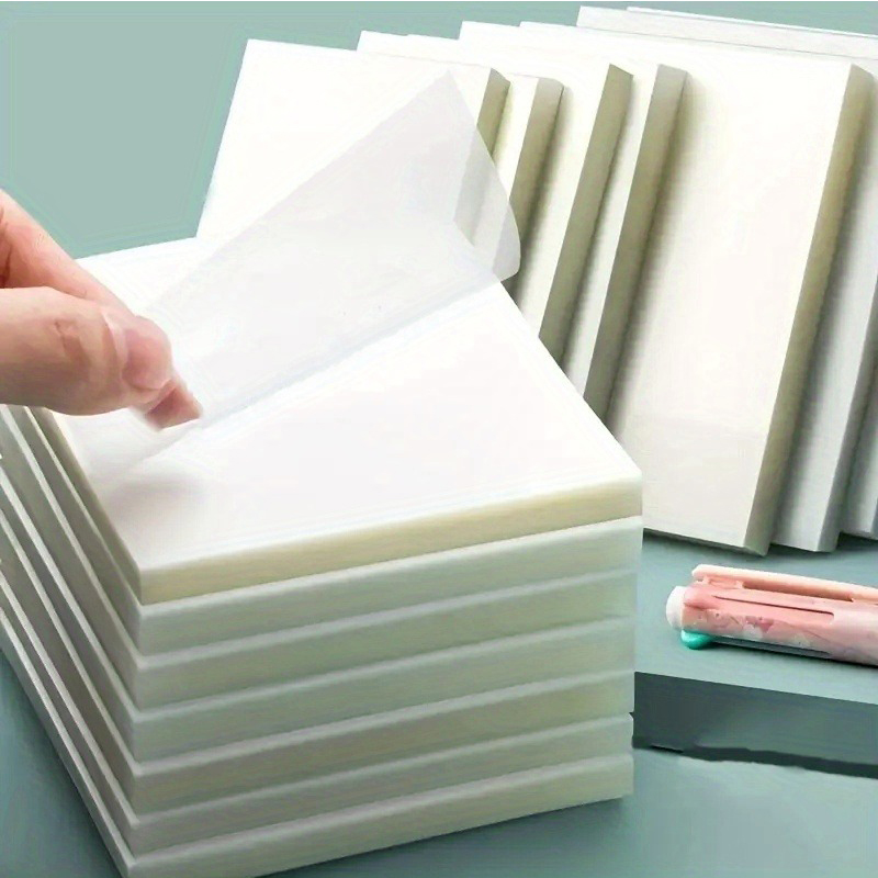 50장/개 투명 메모 패드 방수 스티커 메모 패드 자체 - Sticky Note Dispenser 리뷰 및 가격