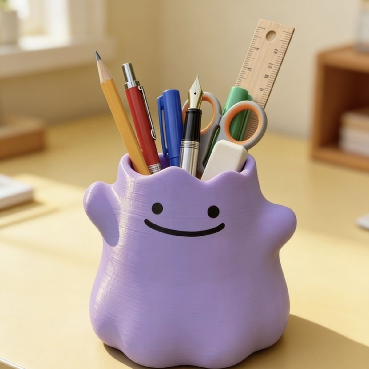 포켓몬 디토 펜 홀더 창의적인 수납함 데스크탑 장식 대 - Pen Holder Organizer 리뷰 및 가격