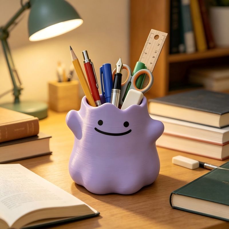 포켓몬 디토 펜 홀더 창의적인 수납함 데스크탑 장식 대 - Pen Holder Organizer 리뷰 및 가격