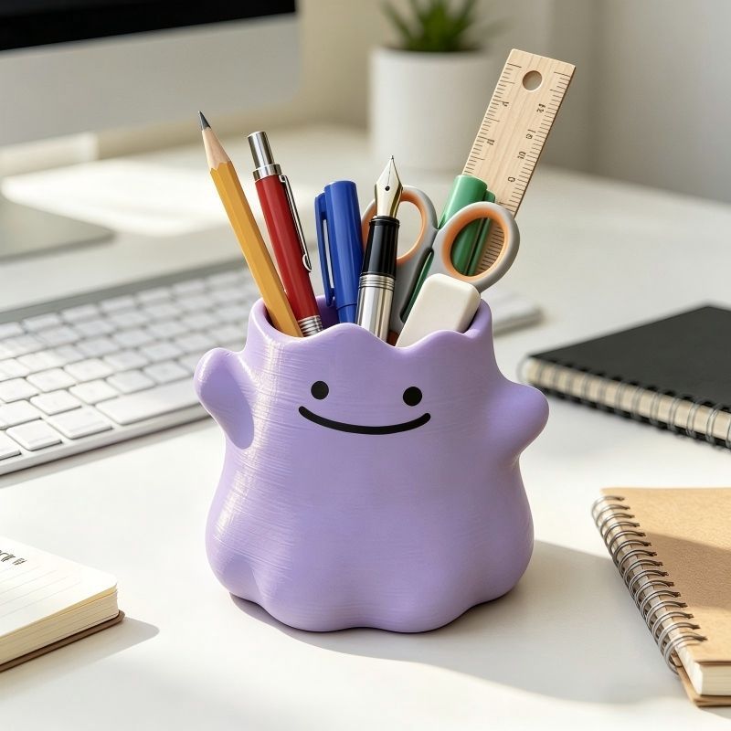포켓몬 디토 펜 홀더 창의적인 수납함 데스크탑 장식 대 - Pen Holder Organizer 리뷰 및 가격