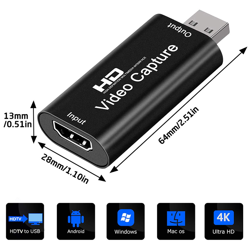 USB 2.0 비디오 캡처 카드 HD 4K to 108 - Webcam Hd 1080P 리뷰 및 가격