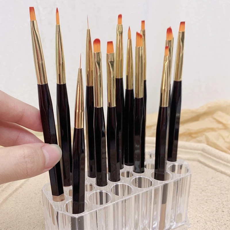 네일 아트 펜 홀더 26홀 아크릴 투명 하이 투명 오거 - Pen Holder Organizer 리뷰 및 가격