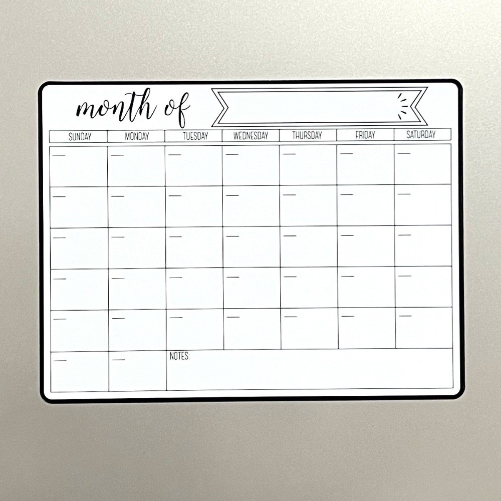 새로운 자석 화이트보드 달력 간편 세척 벽걸이형 월간  - Magnetic Calendar Board 리뷰 및 가격