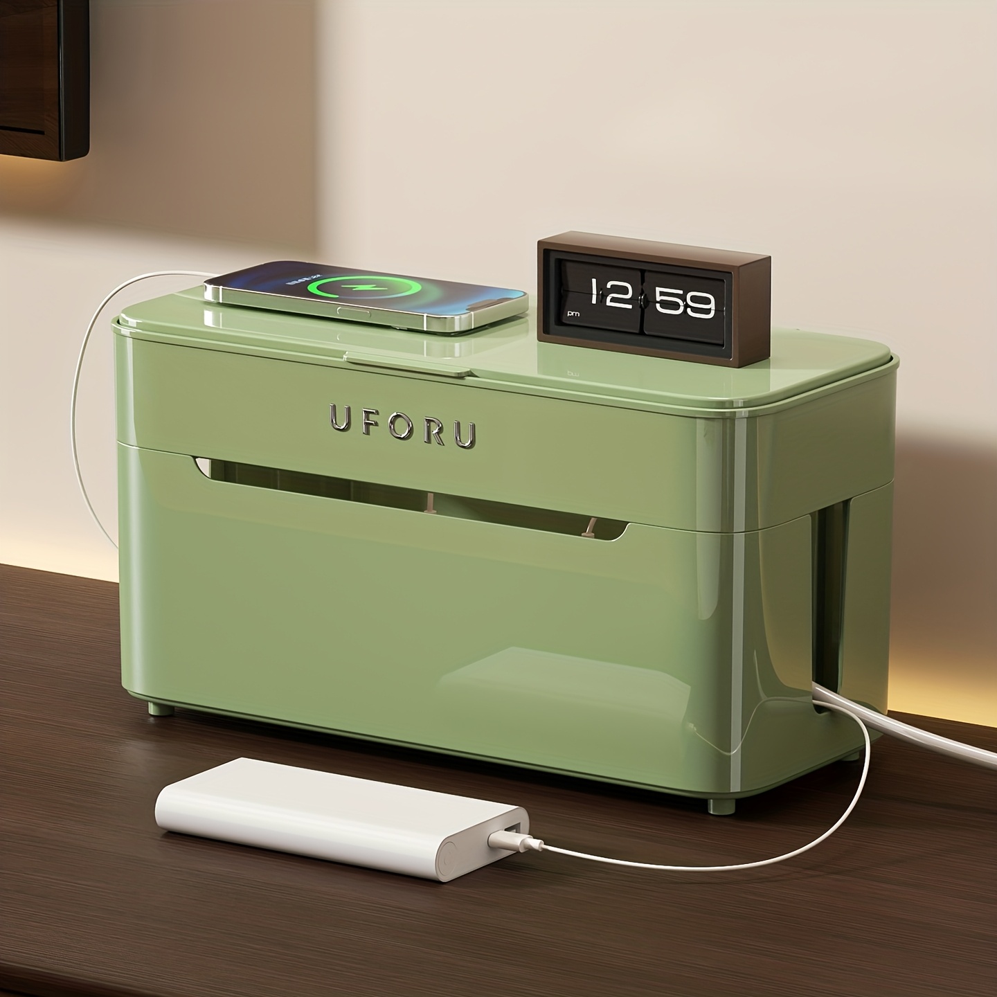 이중층 전원 스트립 정리함 방진 케이블 관리 보관함 책 - Power Strip Desk 리뷰 및 가격