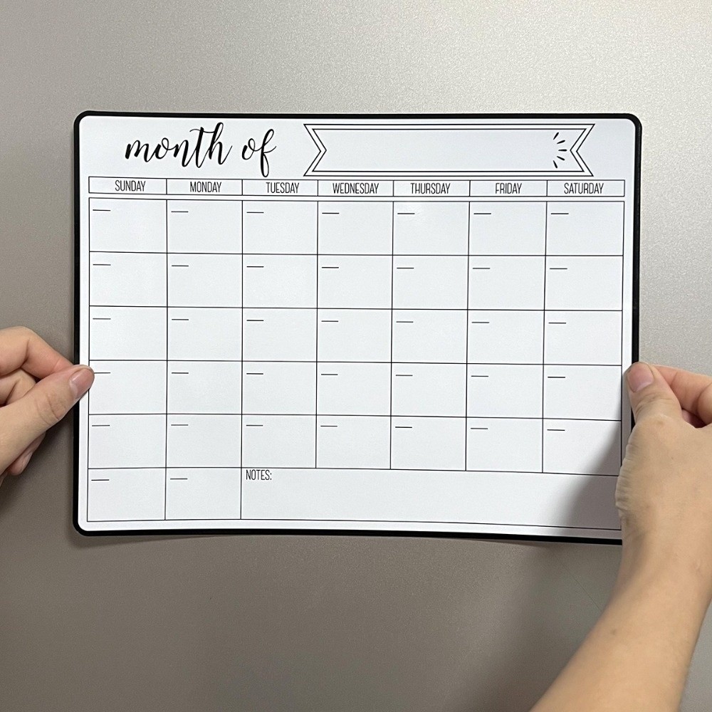 새로운 자석 화이트보드 캘린더 쉽게 청소 가능한 재사용 - Magnetic Calendar Board 리뷰 및 가격