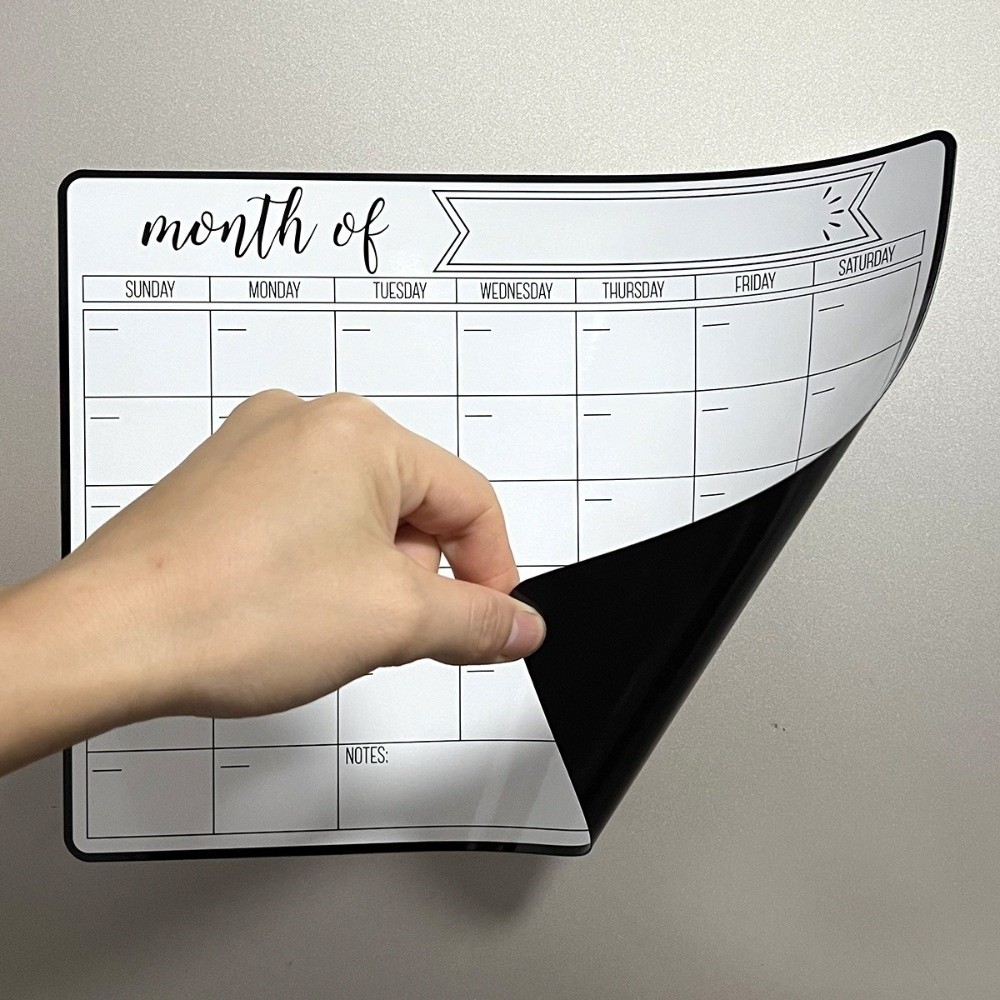 새로운 자석 화이트보드 캘린더 쉽게 청소 가능한 재사용 - Magnetic Calendar Board 리뷰 및 가격