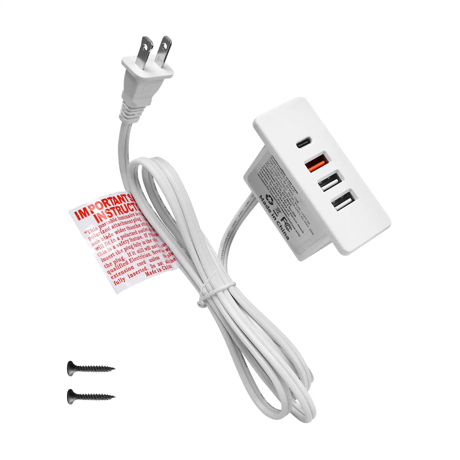 전원 공급 USB C 허브 소켓 매립형 USB C 전원 - Power Strip Desk 리뷰 및 가격