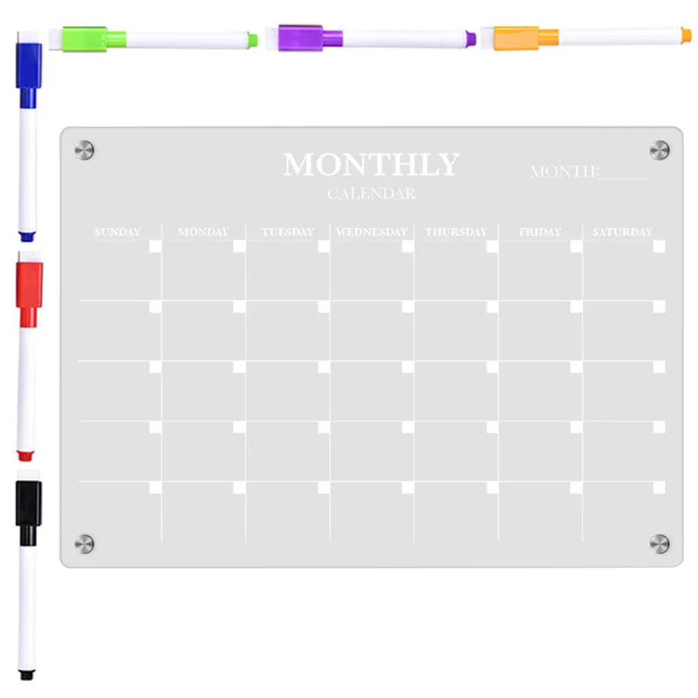 마그네틱 냉장고 보드 투명 빈 일정 플래너 용 아크릴  - Magnetic Calendar Board 리뷰 및 가격
