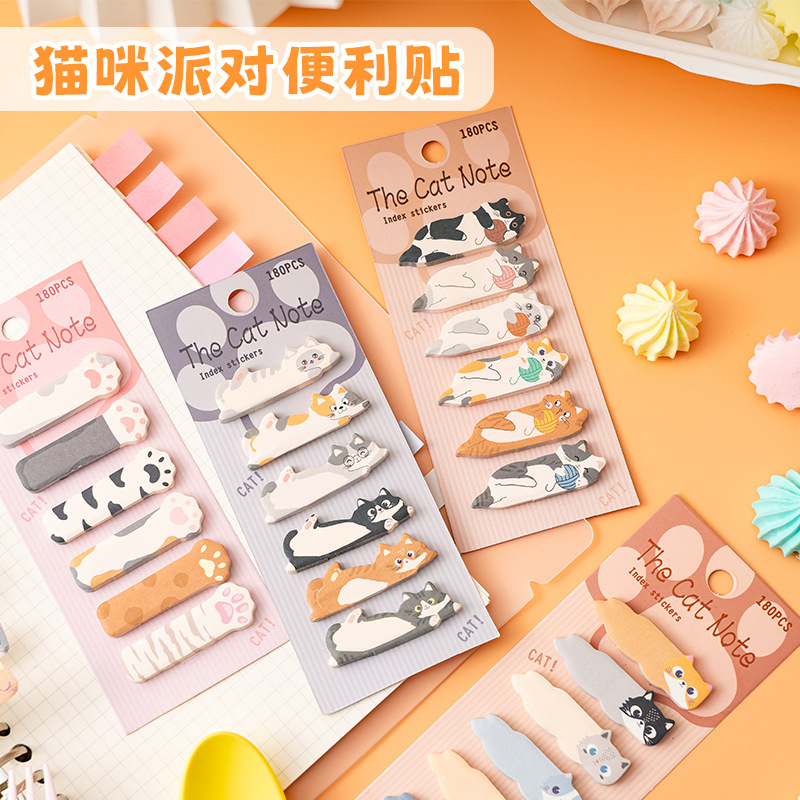 1 세트 문구 DIY 레저 고양이 시리즈 귀여운 종이  - Sticky Note Dispenser 리뷰 및 가격