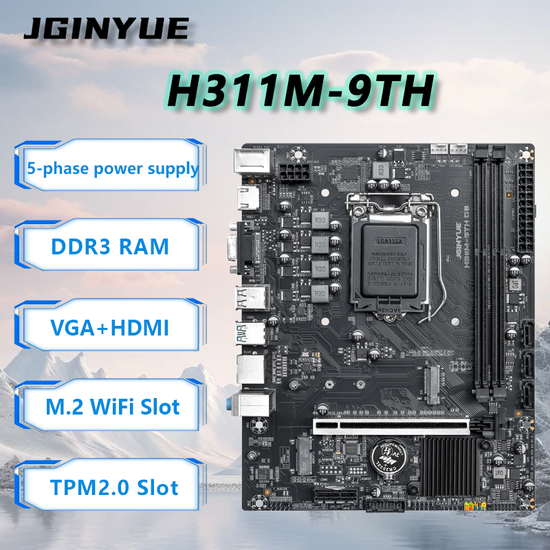 JGINYUE H110 마더보드는 인텔 8/9세대 M- - Home Office Budget 리뷰 및 가격