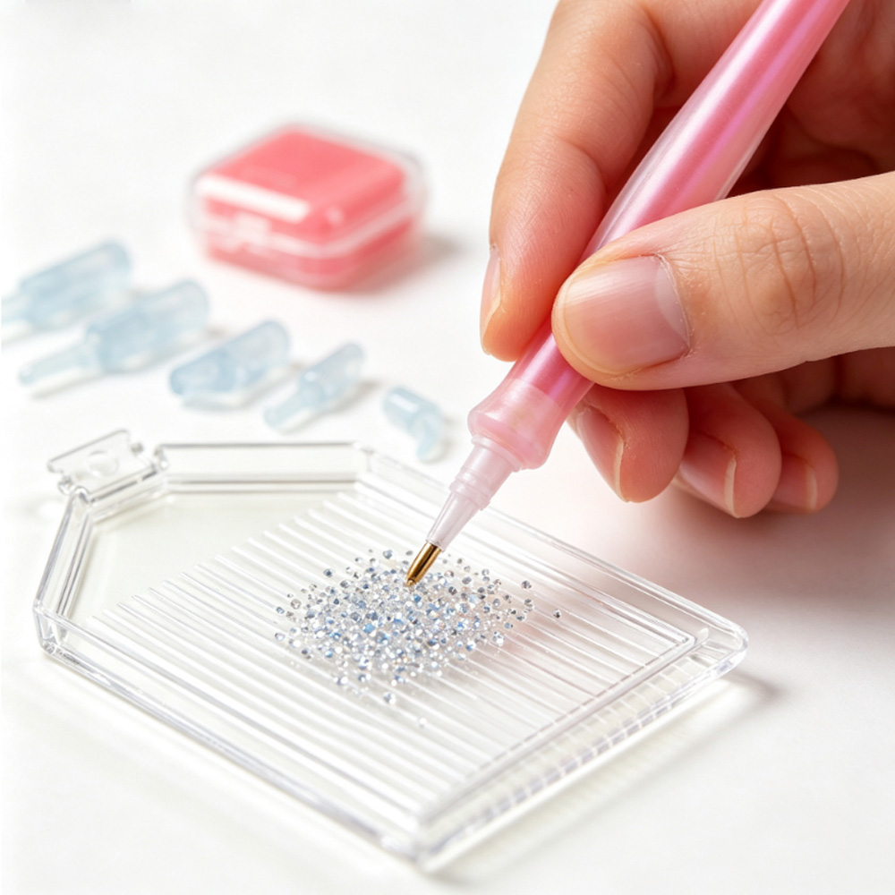 다이아몬드 페인팅 액세서리 펜 트레이 세트 네일아트 라 - Pen Holder Organizer 리뷰 및 가격