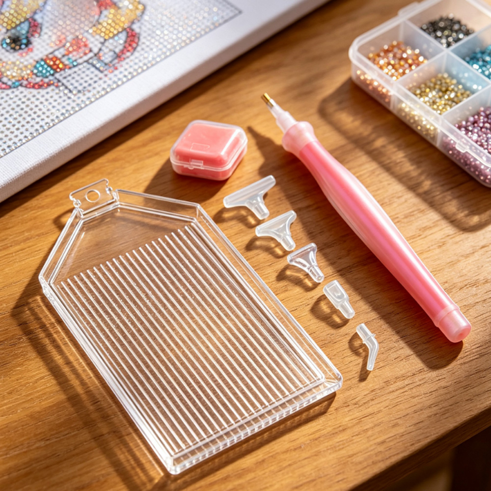 다이아몬드 페인팅 액세서리 펜 트레이 세트 네일아트 라 - Pen Holder Organizer 리뷰 및 가격