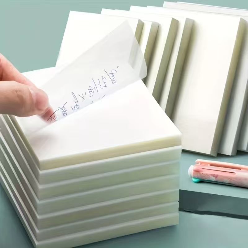 50매 투명 스티커 메모 패드 방수 자체 접착 메모 메 - Sticky Note Dispenser 리뷰 및 가격