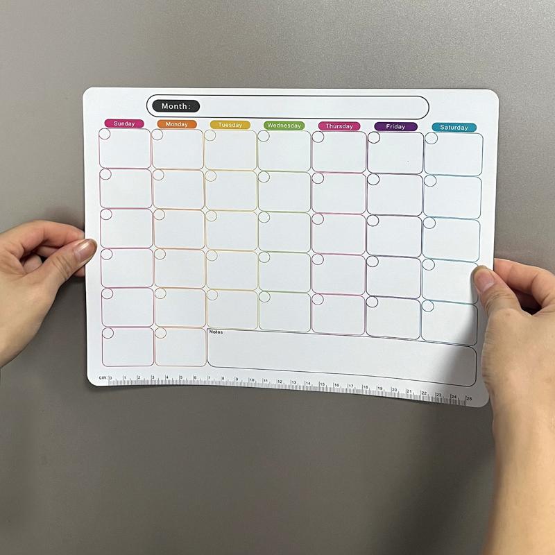 📚   자석 냉장고 드라이 이레이저 캘린더 월간 플래너 - Magnetic Calendar Board 리뷰 및 가격