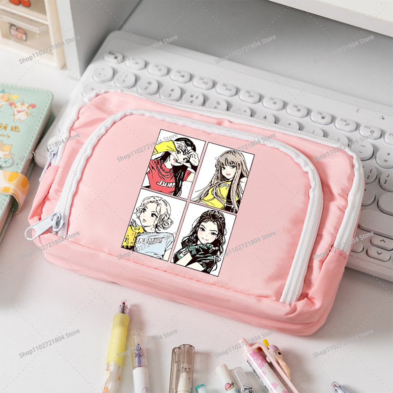블랙핑크 대용량 캔버스 연필 케이스 학생용 Kpop B - Pen Holder Organizer 리뷰 및 가격