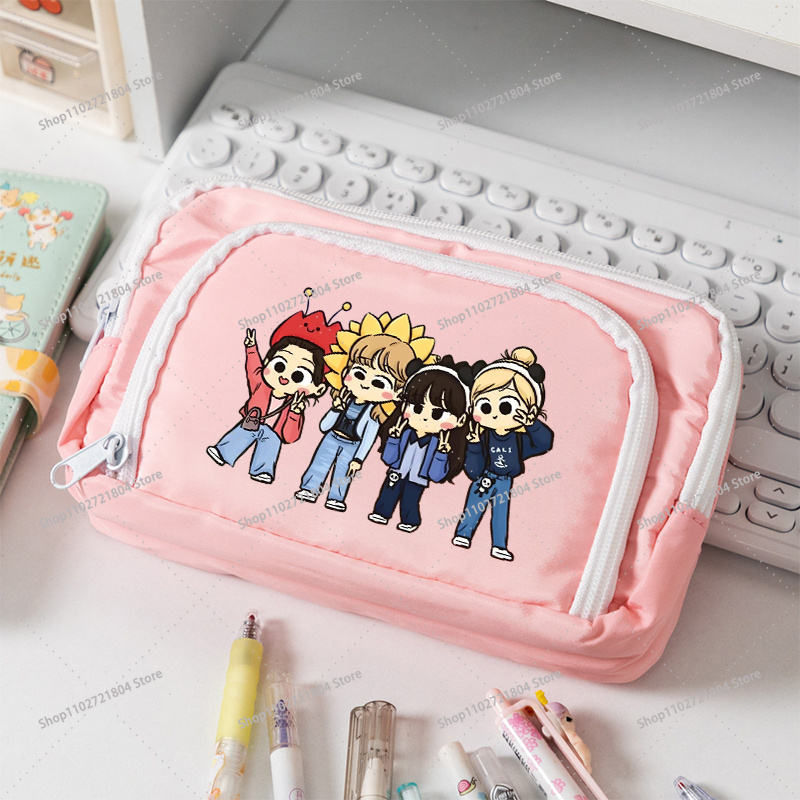 블랙핑크 대용량 캔버스 연필 케이스 학생용 Kpop B - Pen Holder Organizer 리뷰 및 가격