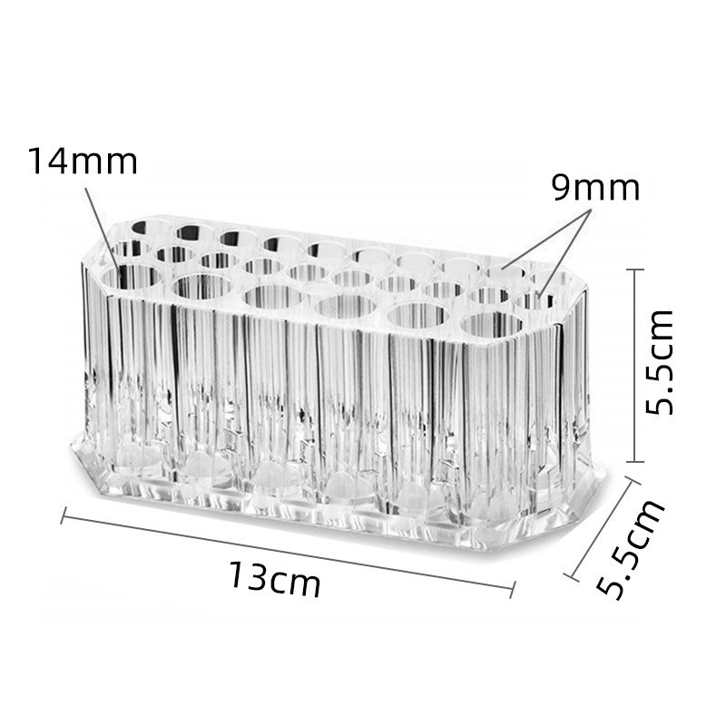 26홀 아크릴 네일 브러쉬 정리함 네일아트 키트 보관  - Pen Holder Organizer 리뷰 및 가격