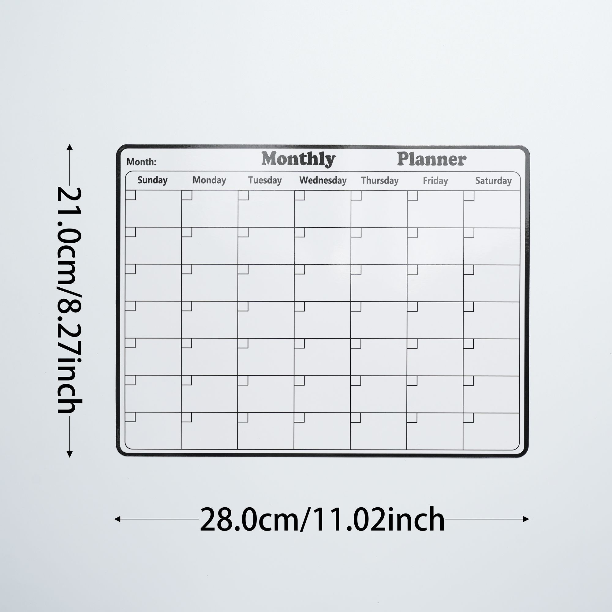 5개/세트 정전기 벽 플래너 - 주간/월간 학습 주최자 - Magnetic Calendar Board 리뷰 및 가격