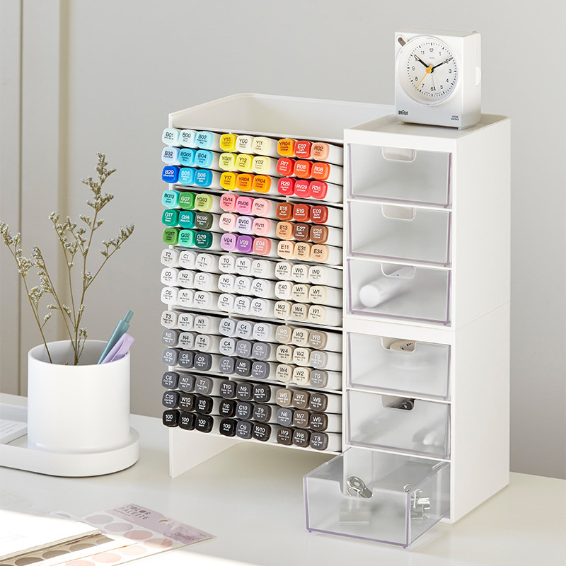 새로운 데스크탑 수납함 서랍 화장품 학생 사무실 책상  - Desk Drawer Small 리뷰 및 가격