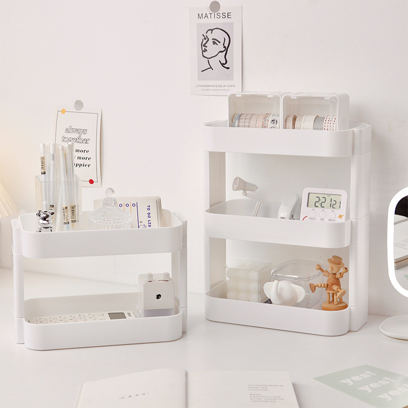 다기능 선반 이중층 수납 선반 데스크탑 수납 랙 플라스 - Desk Drawer Small 리뷰 및 가격