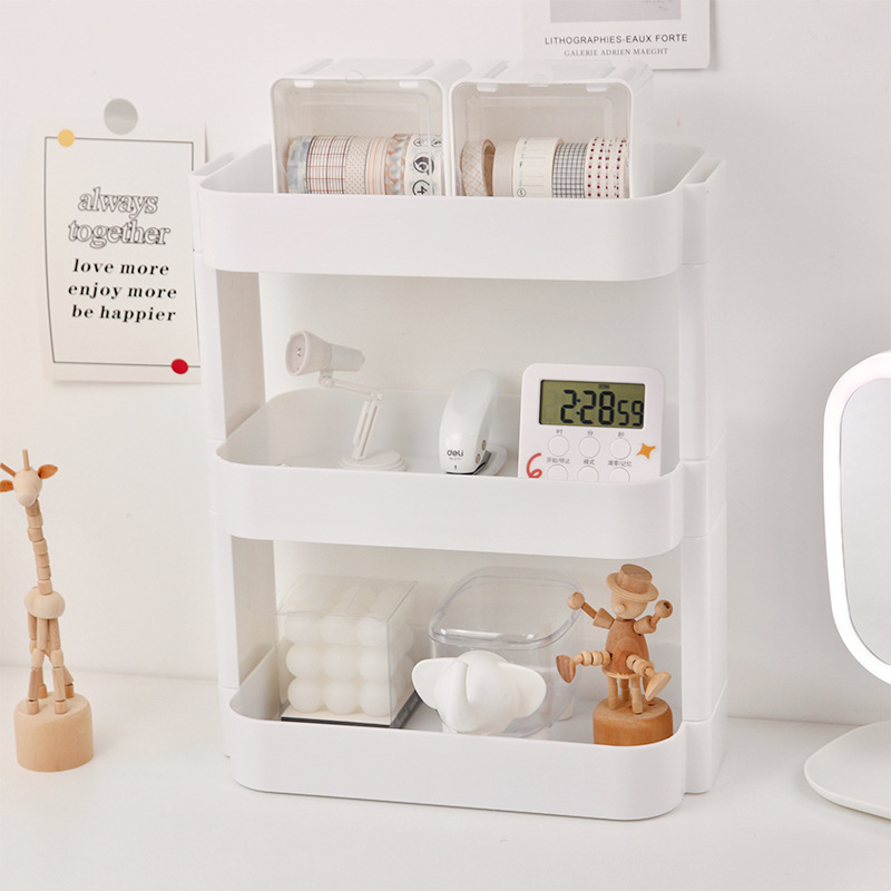 다기능 선반 이중층 수납 선반 데스크탑 수납 랙 플라스 - Desk Drawer Small 리뷰 및 가격