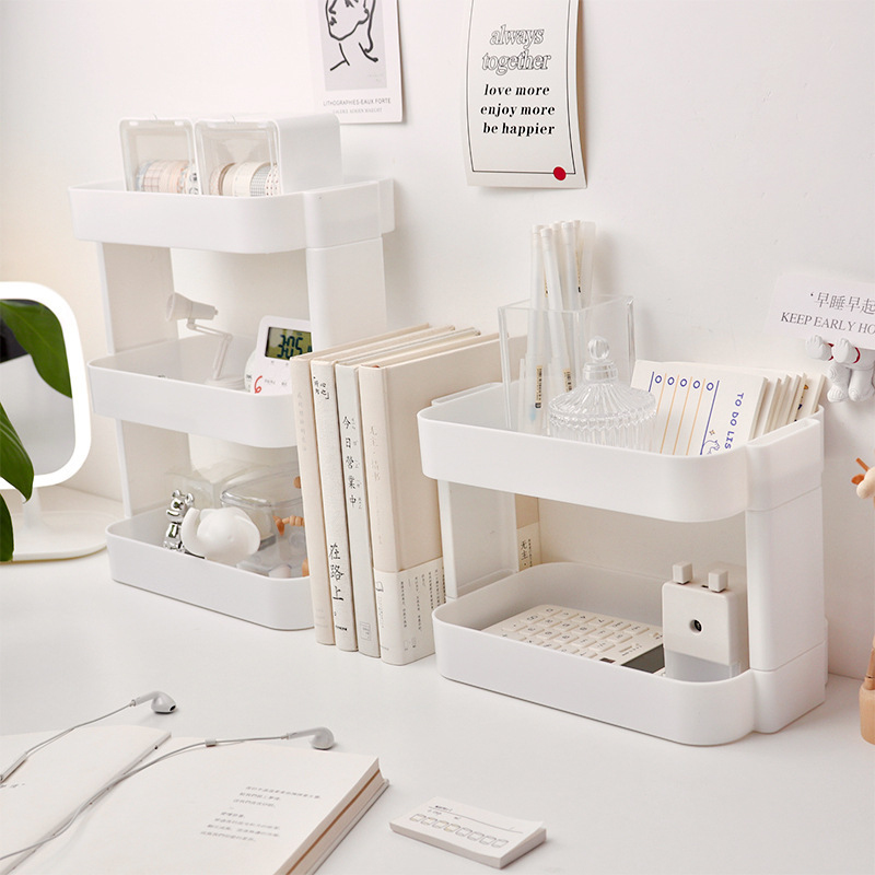 다기능 선반 이중층 수납 선반 데스크탑 수납 랙 플라스 - Desk Drawer Small 리뷰 및 가격